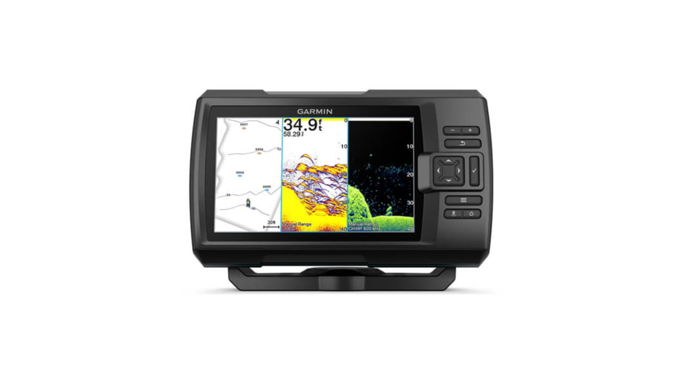 Garmin Striker Vivid 7cv Fishfinder w/GT20-TM Transducer, Black, 010-02552-00