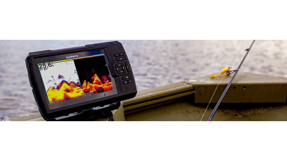 Garmin Striker Vivid 7sv Fishfinder w/GT52HW-TM Transducer, Black, 010-02553-00