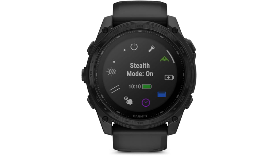 Garmin Tactix 8 Premium Tactical GPS Watch - Solar, 51mm, Black, 010-03407-00