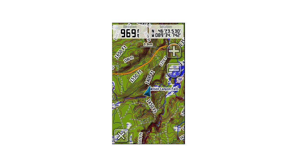 Garmin TOPO US 24K Northeast DVD Map, Oregon Screenshot