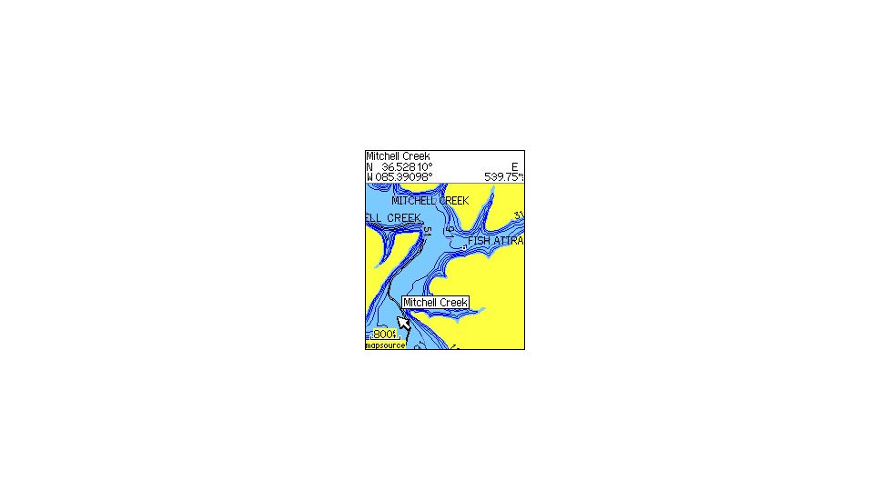 Garmin US Inland Lakes GPS Map Screenshot