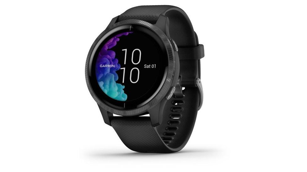 Garmin Venu GPS Smartwatch, Black/Slate, 010-02173-11
