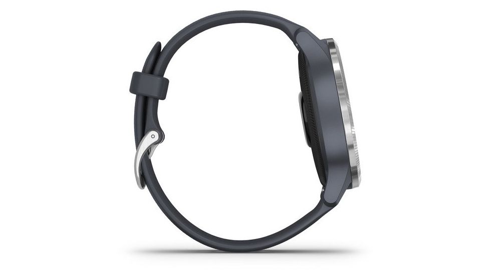 Garmin Venu GPS Smartwatch, Granite Blue/Silver, 010-02173-01