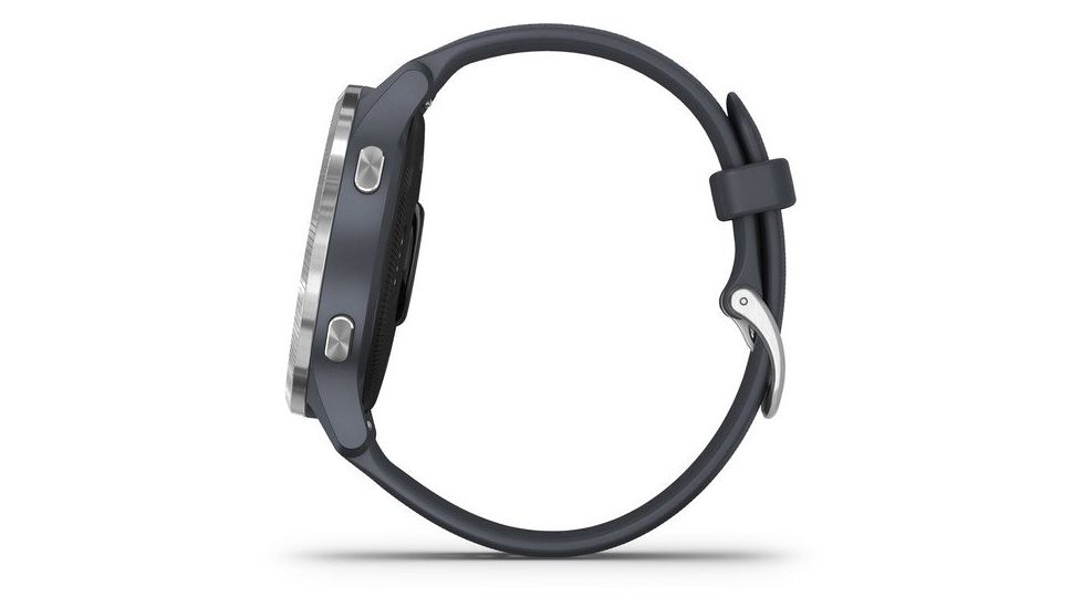 Garmin Venu GPS Smartwatch, Granite Blue/Silver, 010-02173-01