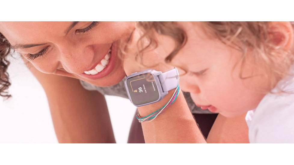 Garmin Venu SQ GPS Smartwatch, Metallic Orchid Aluminum Bezel with Orchid Case and Silicone Band, 010-02427-02