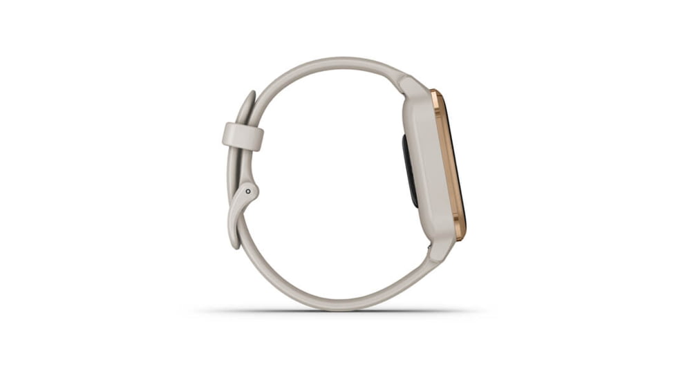Garmin Venu SQ GPS Smartwatch - Music Edition, Rose Gold Aluminum Bezel with Light Sand Case and Silicone Band, 010-02426-01