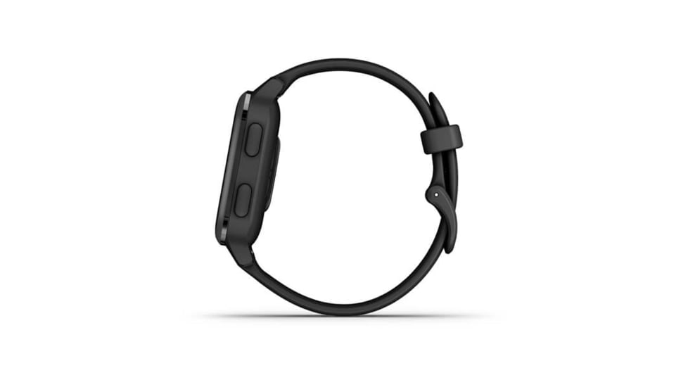 Garmin Venu SQ GPS Smartwatch - Music Edition, Slate Aluminum Bezel with Black Case and Silicone Band, 010-02426-00