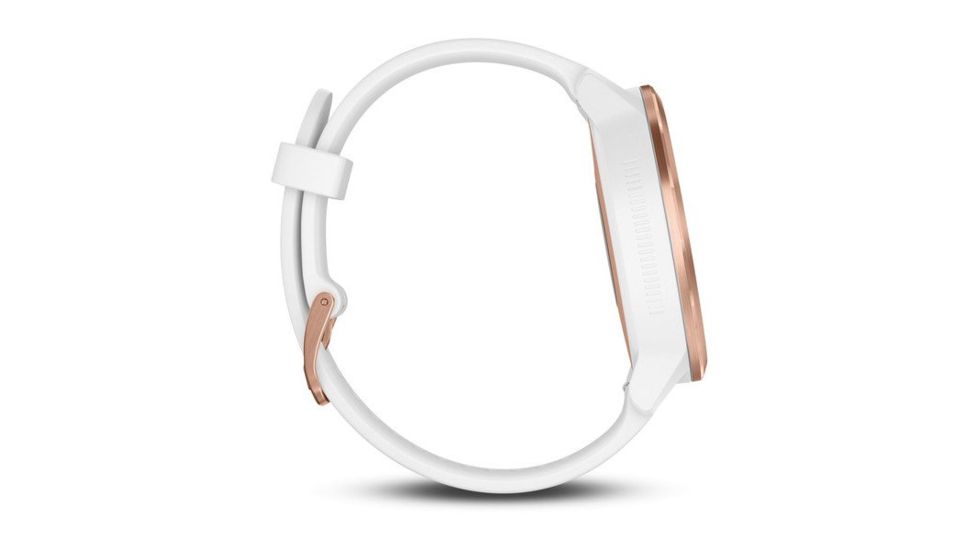 Garmin Vivoactive 3, English Only, Silicone, White/Rose Gold 010-01769-09