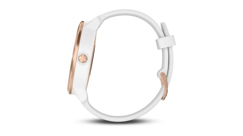 Garmin Vivoactive 3, English Only, Silicone, White/Rose Gold 010-01769-09