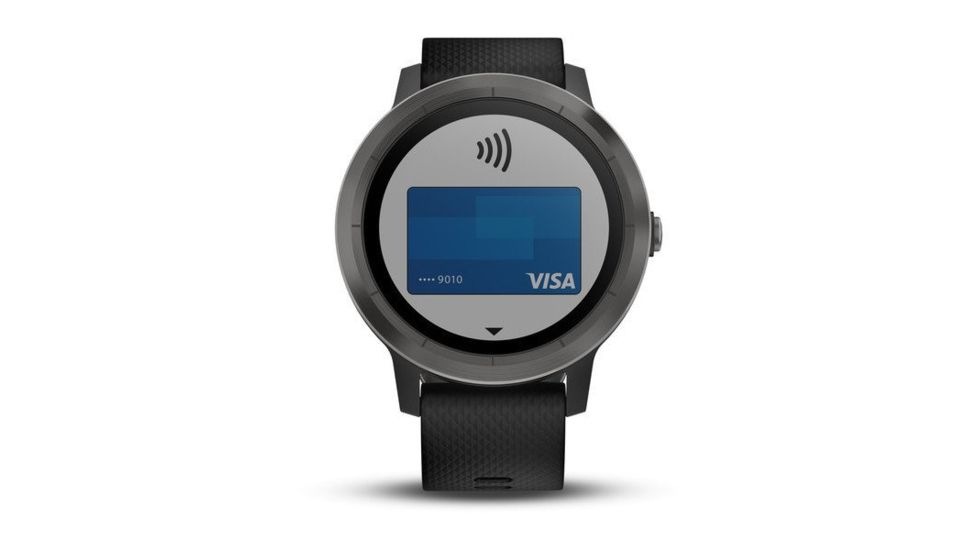 Garmin Vivoactive 3, English Only, Silicone, Black/Black/Slate 010-01769-11