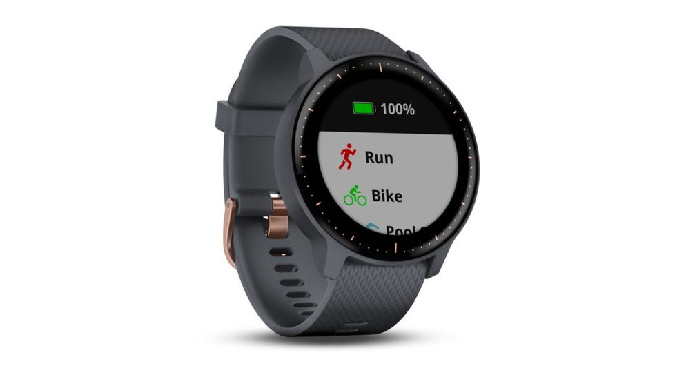 Garmin Vivoactive 3 Music, NA, GPS, Wi-Fi, Granite Blue/Rose Gold 010-01985-31