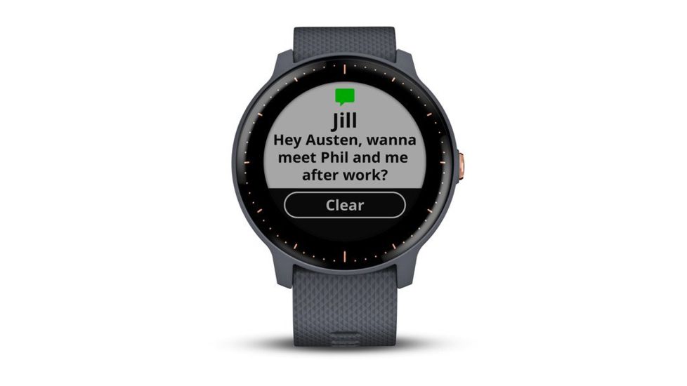 Garmin Vivoactive 3 Music, NA, GPS, Wi-Fi, Granite Blue/Rose Gold 010-01985-31