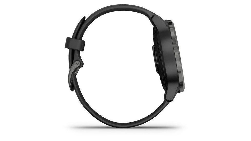 Garmin Vivoactive 4S GPS Smartwatch, Black/Slate, 010-02172-11