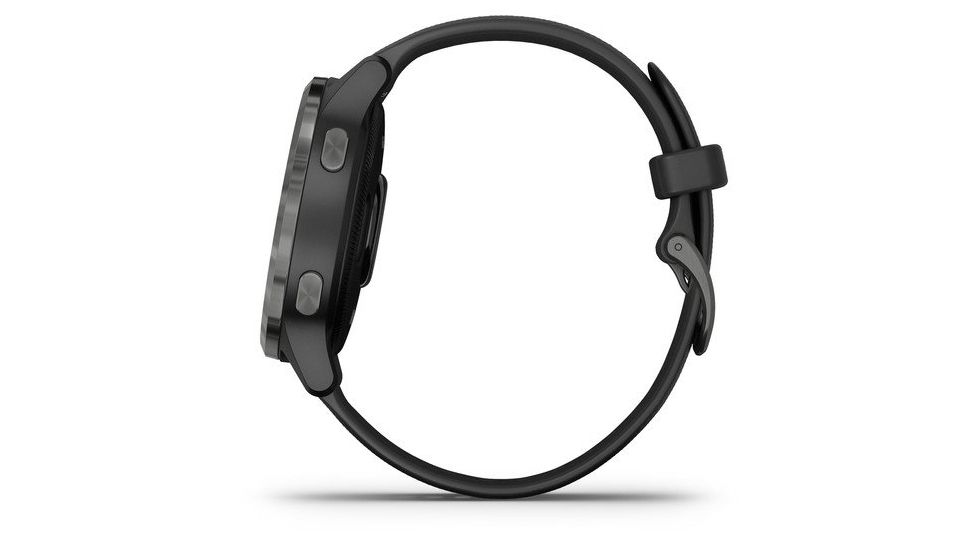 Garmin Vivoactive 4S GPS Smartwatch, Black/Slate, 010-02172-11