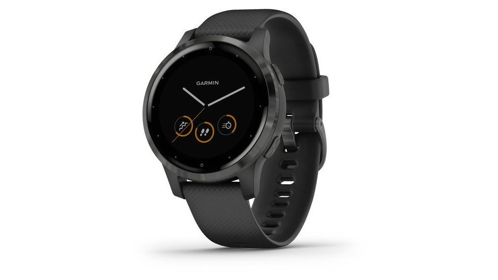 Garmin Vivoactive 4S GPS Smartwatch, Black/Slate, 010-02172-11