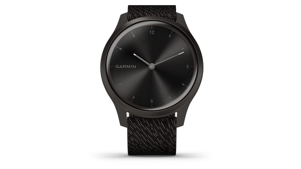 Garmin Vivomove 3 Style Hybrid Smartwatch w/Nylon Band, Black/Slate, 010-02240-03