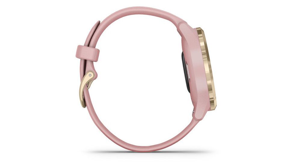 Garmin Vivomove 3S Hybrid Smartwatch, Dust Rose/Light Gold, 010-02238-01