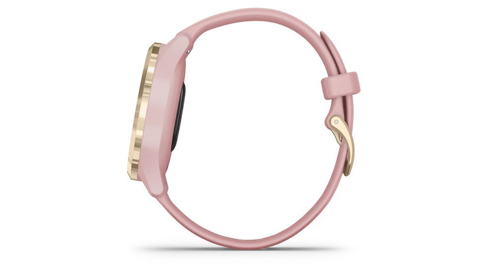 Garmin Vivomove 3S Hybrid Smartwatch, Dust Rose/Light Gold, 010-02238-01