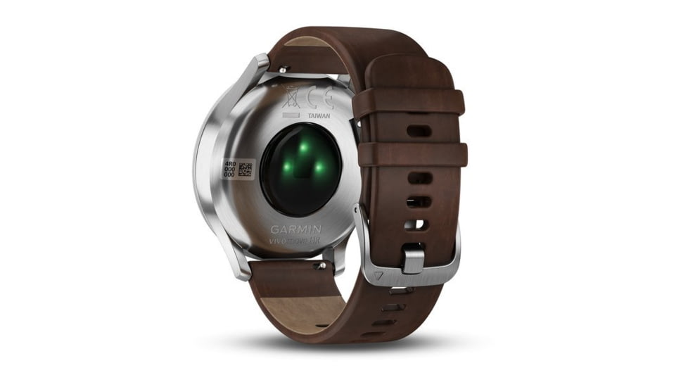 Garmin Vivomove HR, ENG, Premium, Black/Silver, Large, 010-01850-14