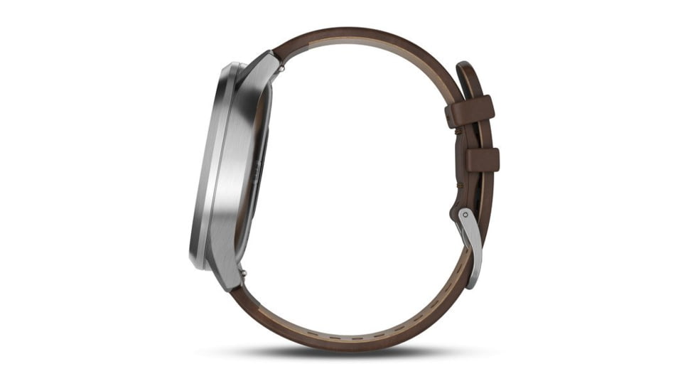 Garmin Vivomove HR, ENG, Premium, Black/Silver, Large, 010-01850-14