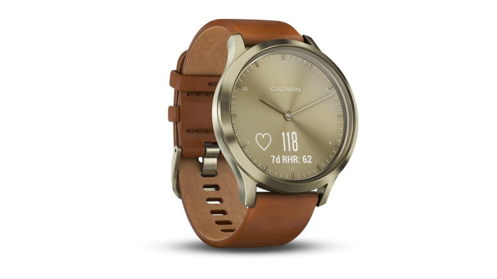 Garmin Vivomove HR, ENG, Premium, Gold/Gold, Small/Medium, 010-01850-15