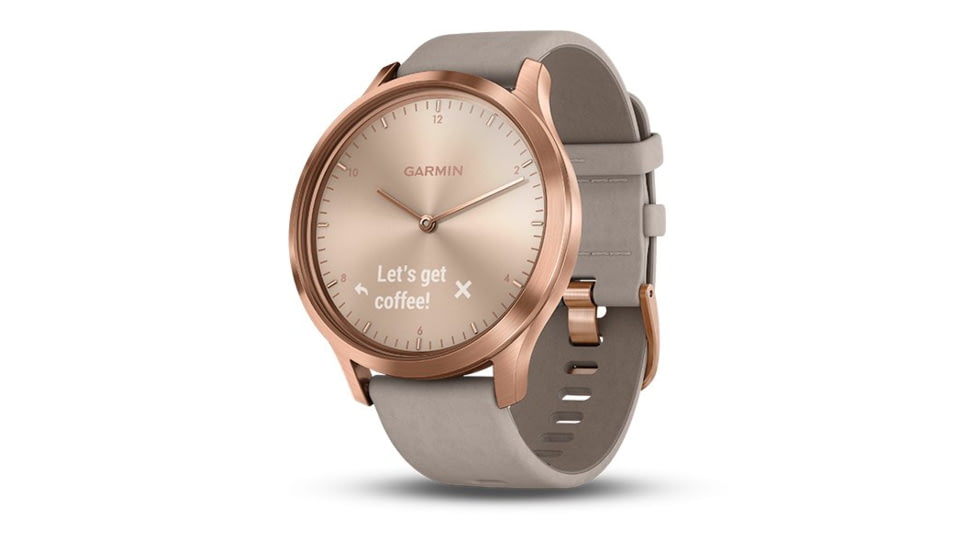 Garmin Vivomove HR, ENG, Premium, Rose Gold/Gray, One Size, 010-01850-19