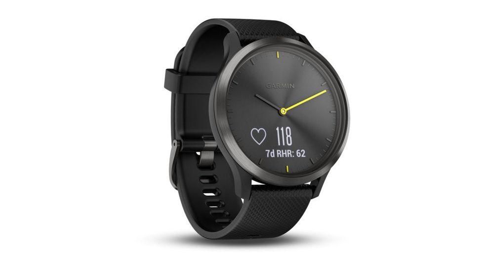 Garmin Vivomove HR, ENG, Sport, Black/Black, Large 010-01850-11