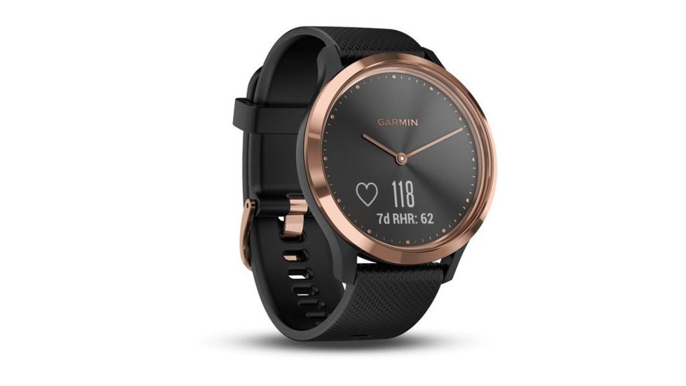 Garmin Vivomove HR, ENG, Sport, Black/Rose Gold, Small/Medium 010-01850-16