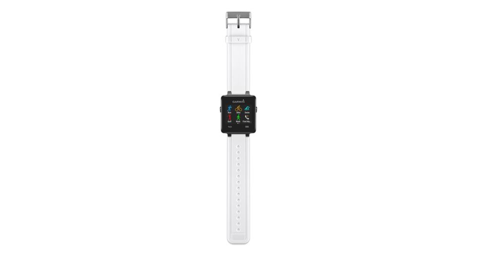 Garmin vvoactive GPS Smartwatch, White 010-01297-01
