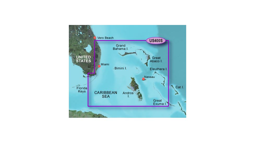 Garmin BlueChart g2 - Walkers Cay to Exuma Sound