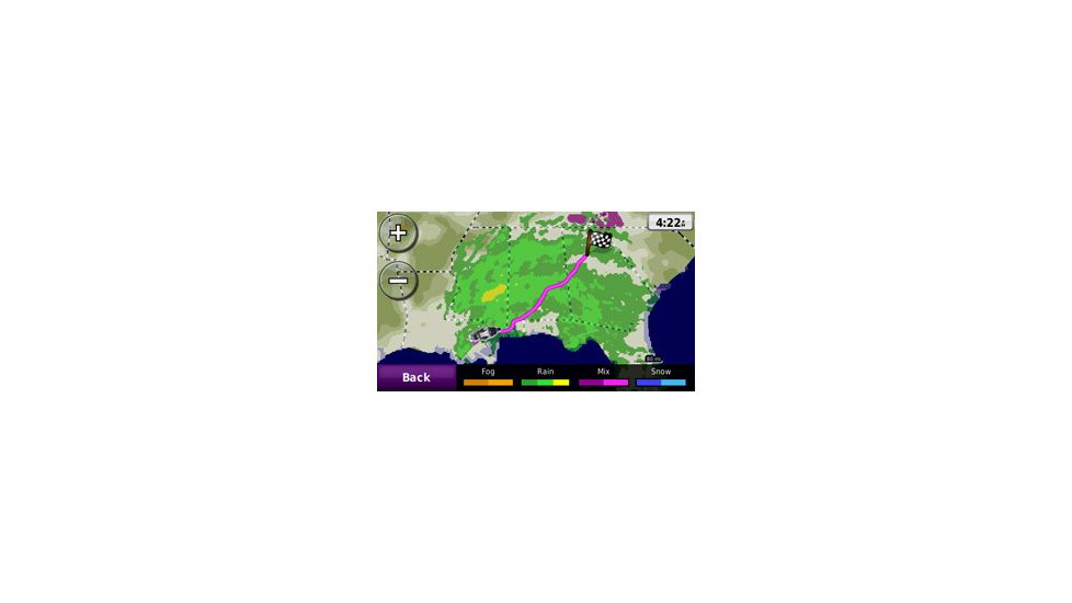 Garmin Zumo 665 GPS System Screenshot