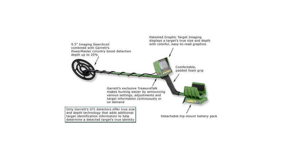 Garrett GTI 2500 Graphic Target Imaging Metal Detector