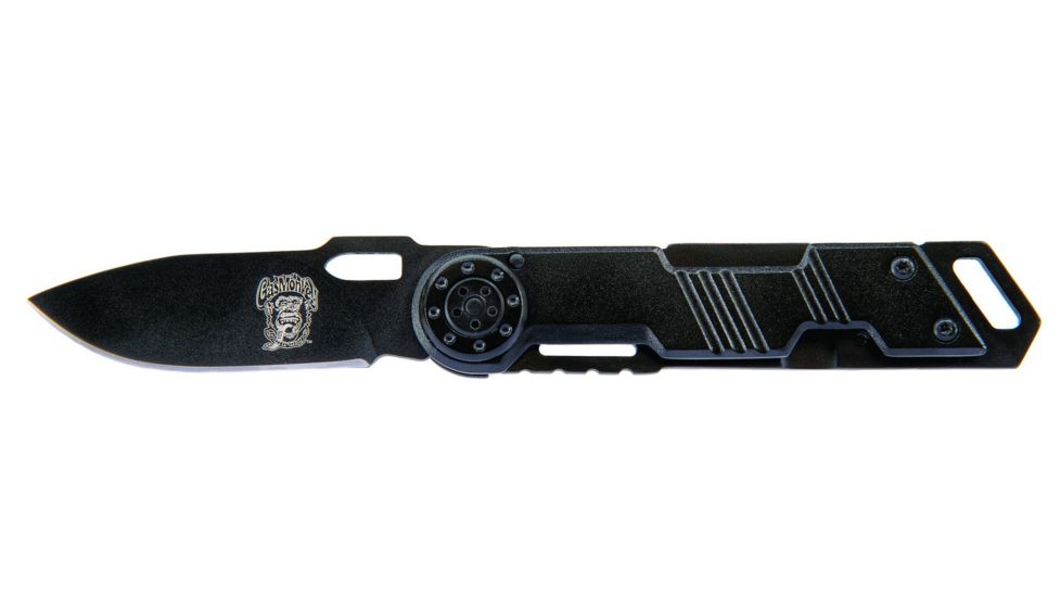 Gas Monkey Garage 2.4in Staineless Steel Blade Folding Work Knife, Black 1303