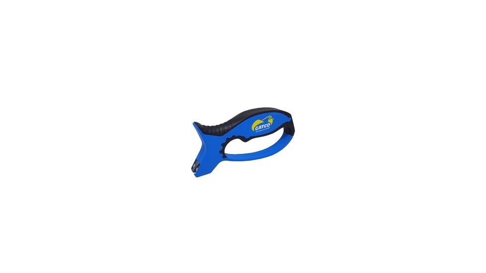 Gatco By Bear &amp; Son Pull Through Sharpener w/ Kraton Soft Grip, Blue, 6800