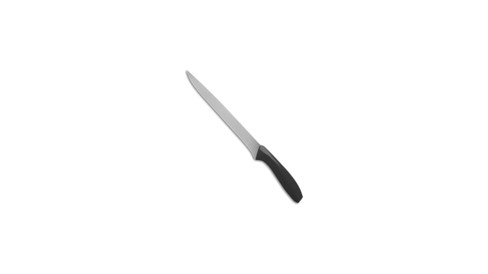 Gatco By Bear &amp; Son Gatco 13.5 Fillet Kitchen Knife, 8.75in, 440, Drop Point Blade, Black Handle, Black/Gray, 13.50 inch, BHQ-211710