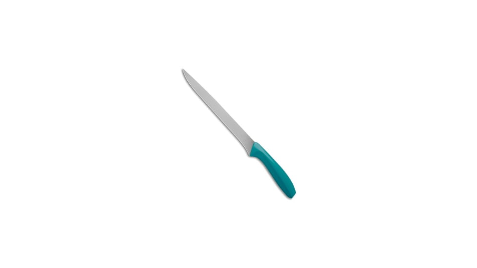 Gatco By Bear &amp; Son Gatco 13.5 Fillet Kitchen Knife, 8.75in, 440, Drop Point Blade, Teal Handle, Teal/Gray, 13.50 inch, BHQ-211978