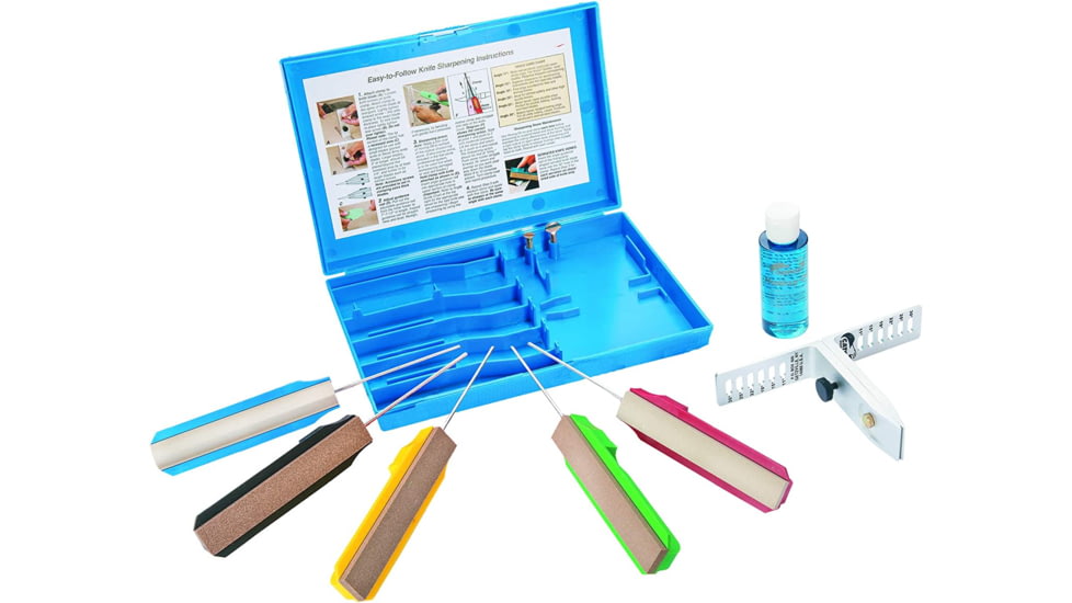 Gatco Sharpeners Edgemate 5 Stone Knife Sharpening System, Medium, 10005