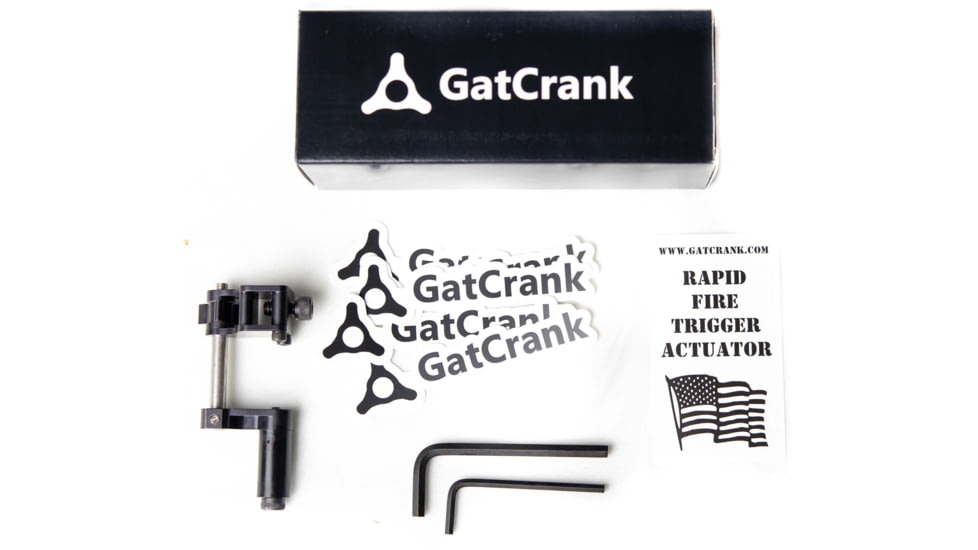 EDEMO GatCrank Turbo Trigger Actuator for AR-15, AK-47 and 10/22 Rifles, Black, GCT101, EDEMO3