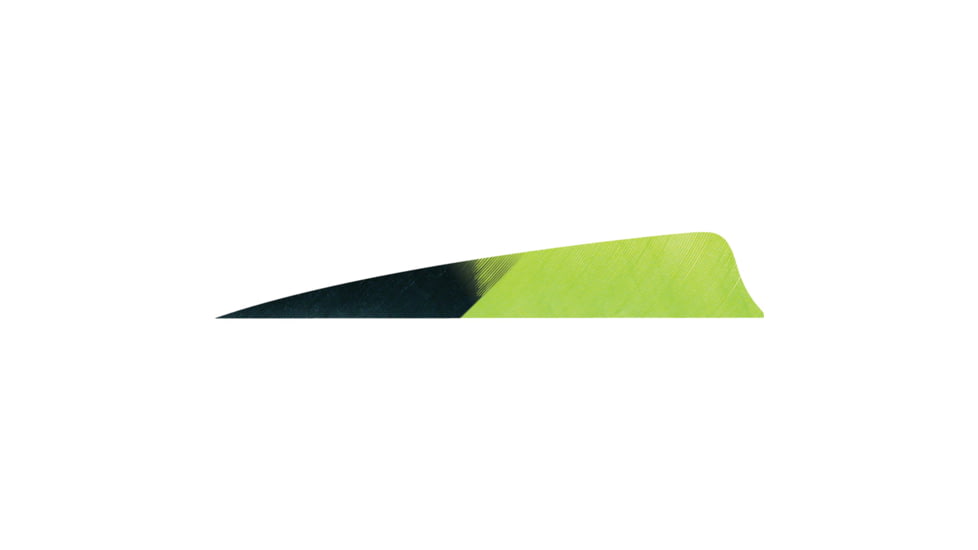 Gateway Shield Cut Feathers 1406982, Chartreuse, 400LSKCH-50