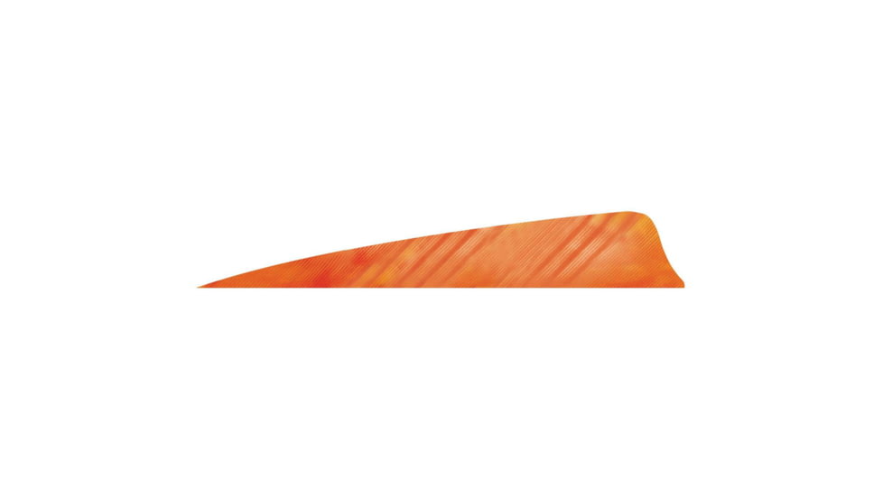 Gateway Shield Cut Feathers 1407103, White/Orange, 400RSTWO-50