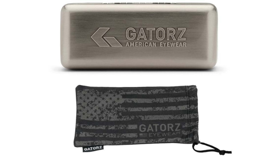 Gatorz Magnum Milspec Ballistic Z87.1 Sunglasses, Blackout Frame, Shooting Day, w/Anti-Fog Lens, GZ-01-028