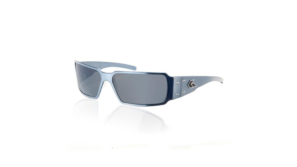 Gatorz Boxster Single Vision Prescription Sunglasses, Gun Metal Frame, BOXGUN01SV