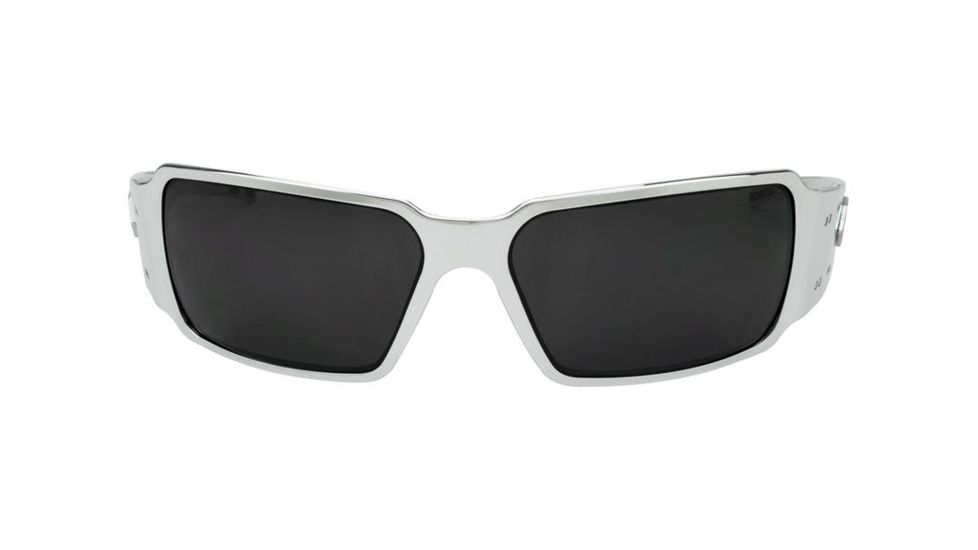 Gatorz Cerakote Boxster Sunglasses,White Frame,Polarized Smoked Lens, BOXWHT01P