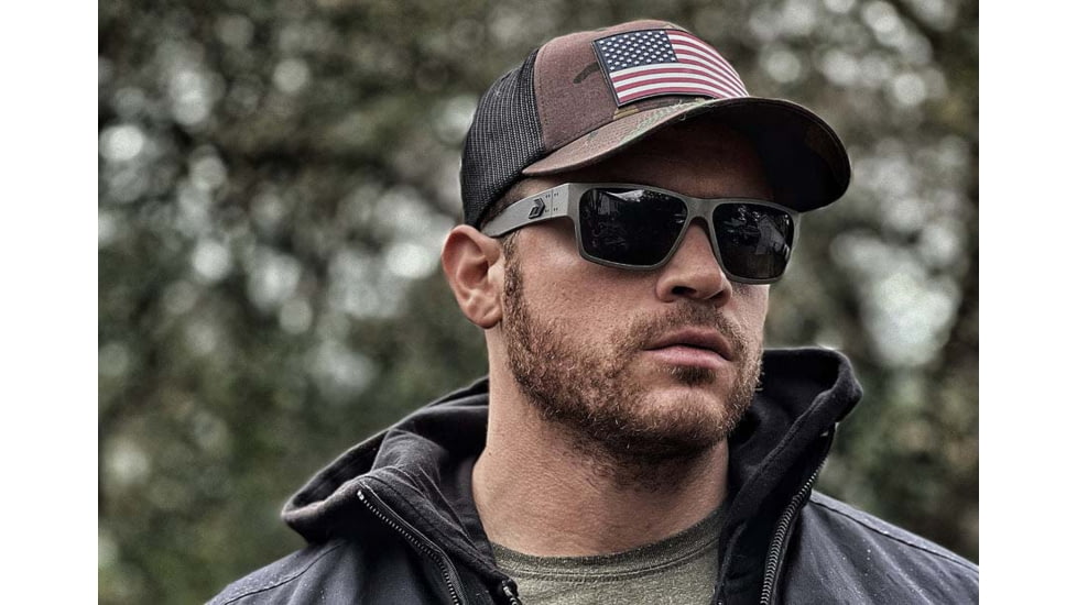 Gatorz Delta Milspec Ballistic Glasses, Blackout Frame, Smoke w/Anti-Fog Lens, GZ-04-002