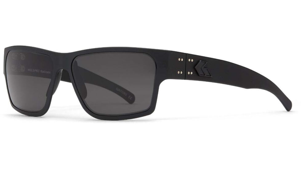 Gatorz Delta Milspec Ballistic Glasses, Blackout Frame, Smoke w/Anti-Fog Lens, GZ-04-002