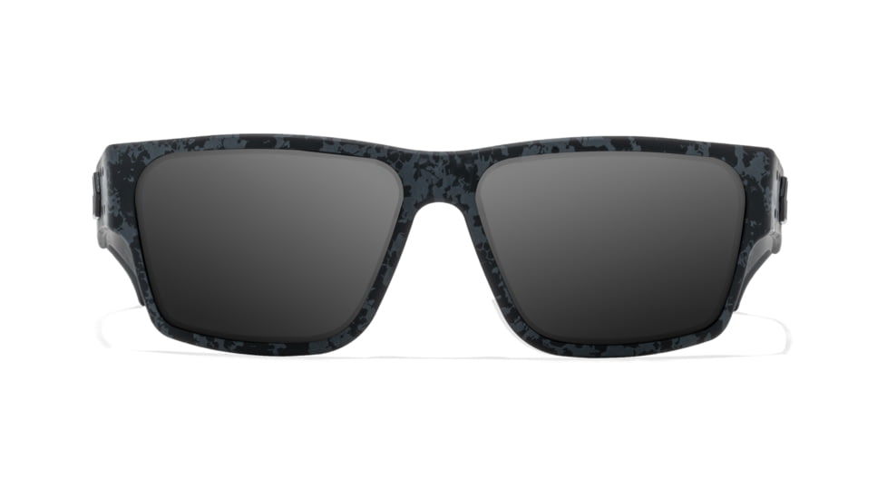 Gatorz Delta Sunglasses, Stealth Grafitti Frame with Black Logo, Smoke Polarized Lenses, GZ-04-523