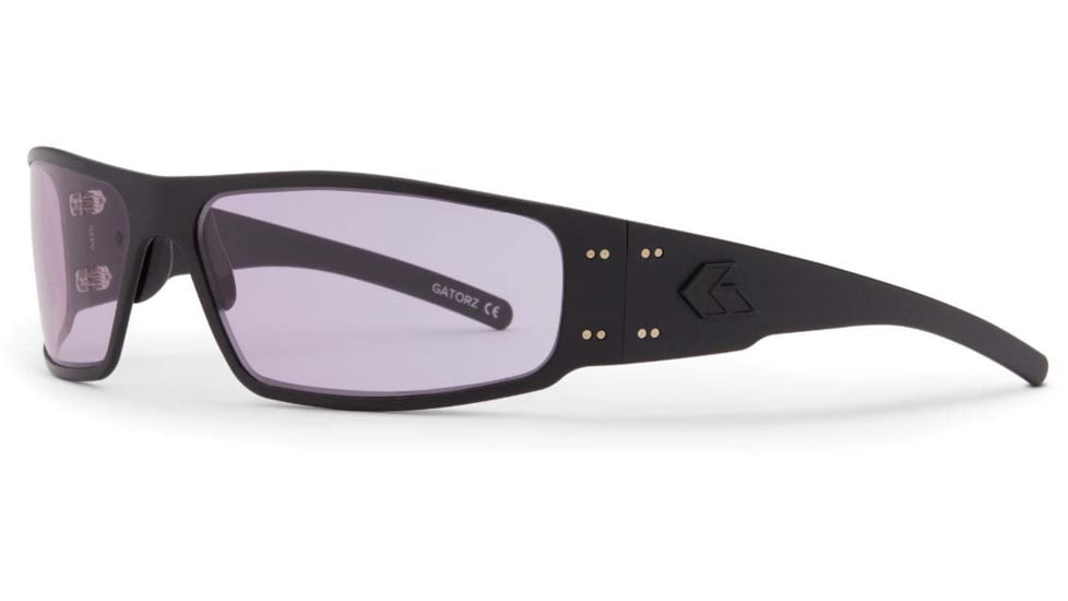 Gatorz Magnum Milspec Ballistic Z87.1 Sunglasses, Blackout Frame, Shooting Low Light, w/Anti-Fog Lens, GZ-01-029