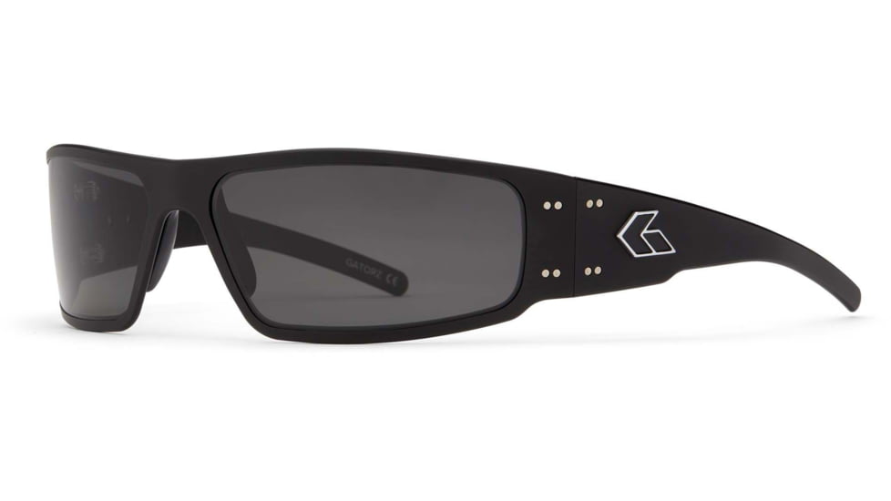 Gatorz Magnum Sunglasses, Black Frame, Grey Lens, GZ-01-031