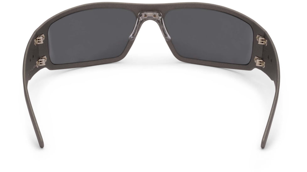 Gatorz Magnum Sunglasses, Cerakote Gunmetal Frame, Smoke Polarized w/Blue Mirror Lens, GZ-01-111