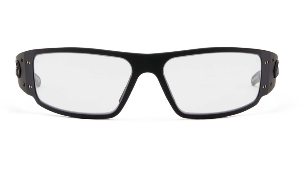 Gatorz Magnum Sunglasses, Milspec Ballistic, Z87.1 Black Frame, Clear Anti Fog Lens, GZ-01-003